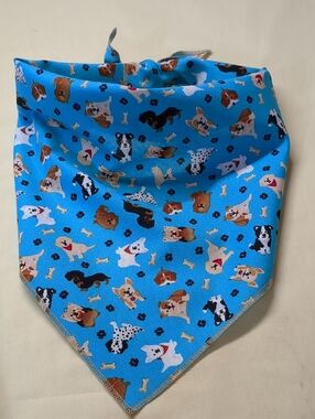 Dog Bandana With cute dog motif, S,M,L